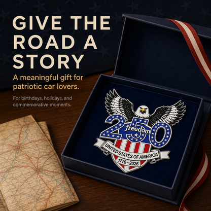 America 250 Freedom Eagle Car Emblem