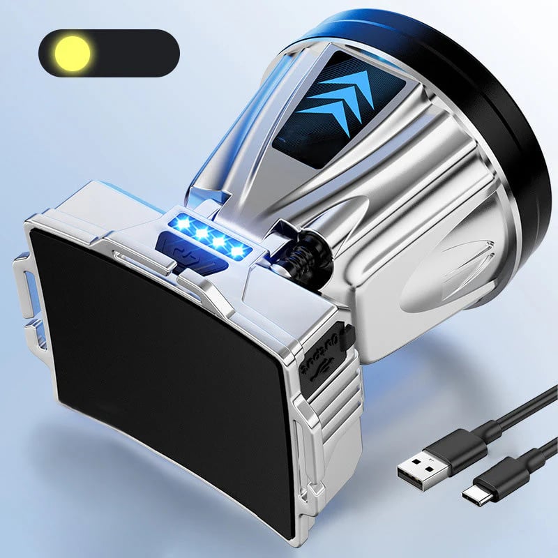 High‑Power Rechargeable Bright Headlamp