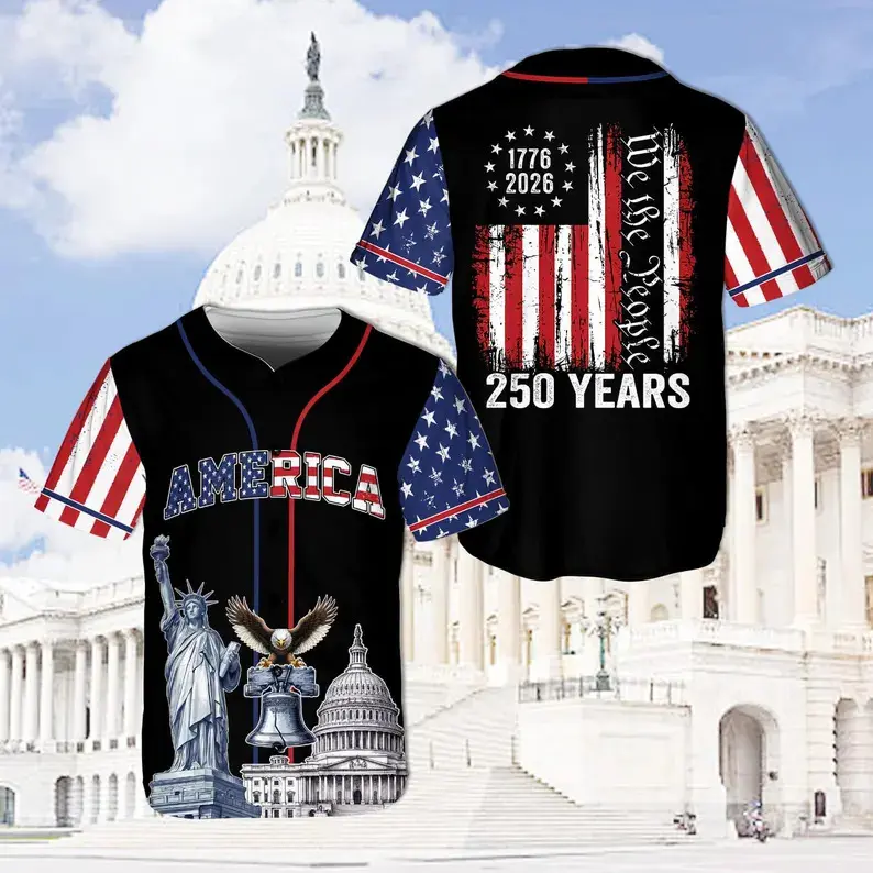 🔥Last Day 65% OFF-🎖️🇺🇸 250 Years Baseball Jersey – Celebrate the Semiquincentennial in Style