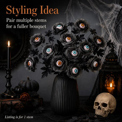 👁️✨ Dark Gothic Rose Decor – A Spooky Halloween Statement Piece for Your Home