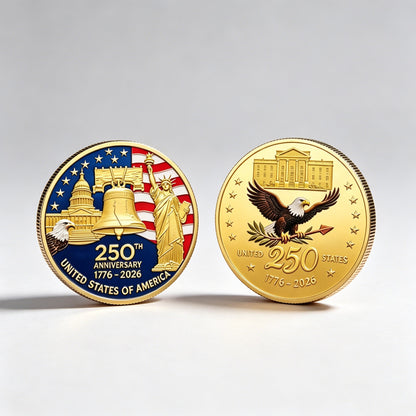 🔥LAST DAY 50% OFF✨9PCS USA 250th Anniversary Commemorative Coin Gift Set