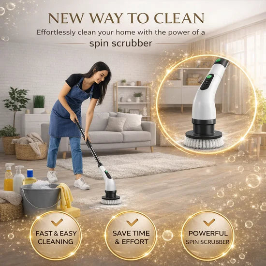 9-in-1 Cordless Power Scrubber System