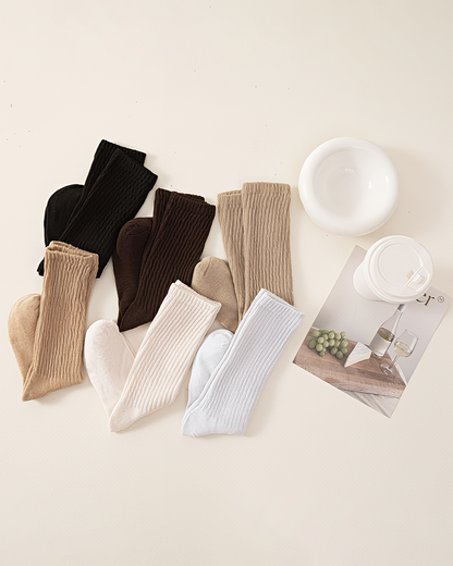 5 Pairs Women’s Slouchy Crew Socks