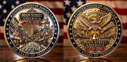 Main Street America 1776–2026 250th Anniversary Commemorative Coin