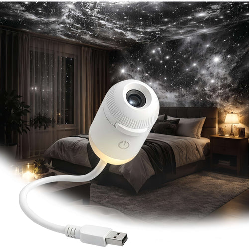5D Mini Galaxy Star Projector – Dynamic Ambient Lighting for Bedrooms, Cars & Relaxing Spaces