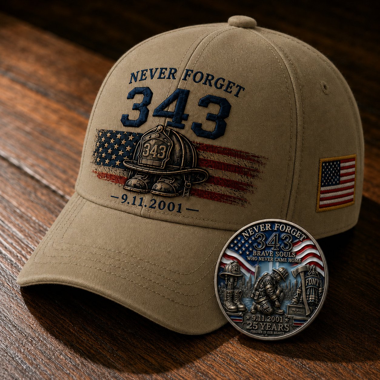 🔥Last Day 49% OFF🔥 - 🧢Never Forget 343 Memorial Cap 🎁
