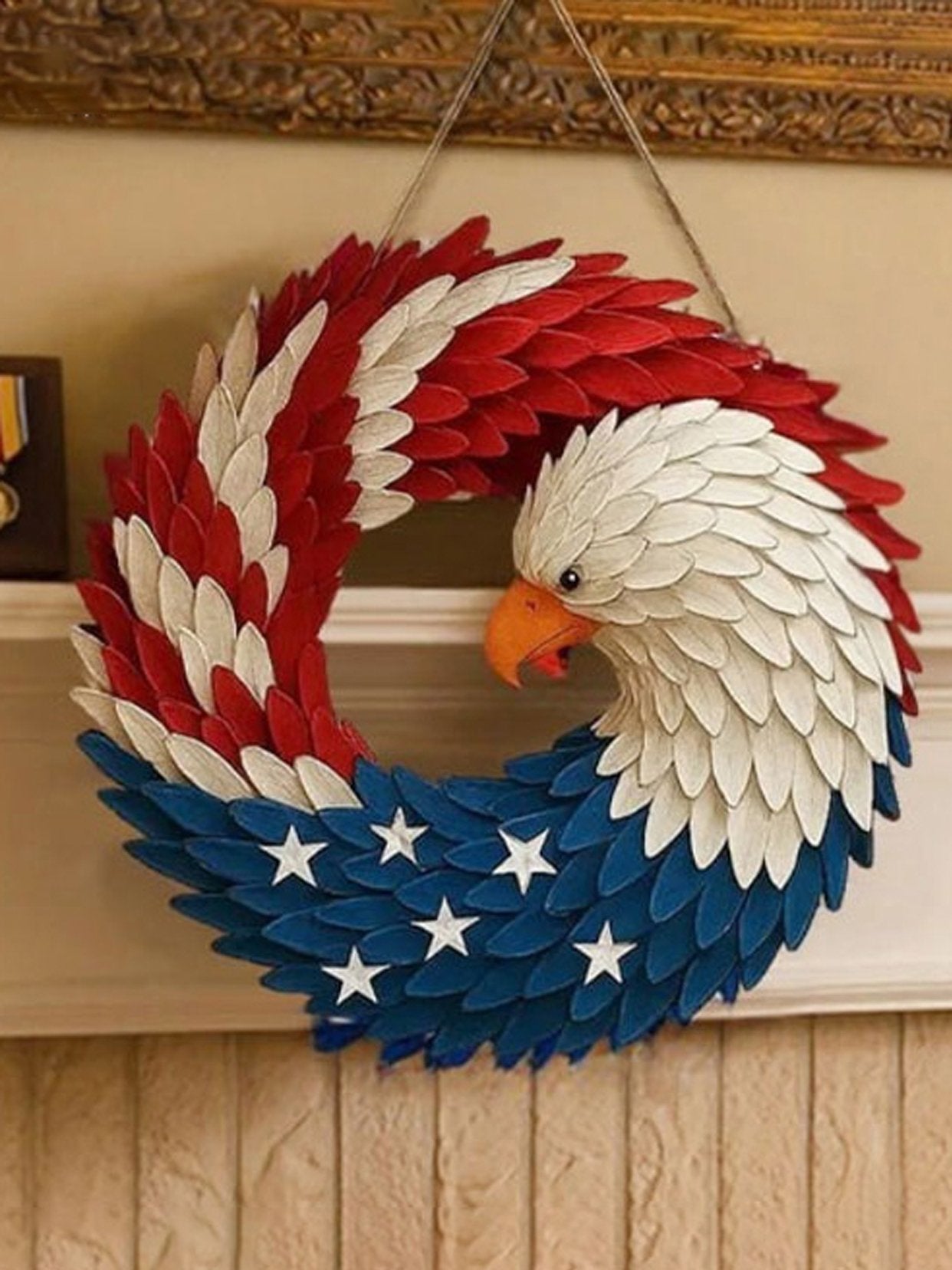 Honor 250 Years Of American Sacrifice And Freedom—Glosritystore Brave Wings Wreath For Your Door