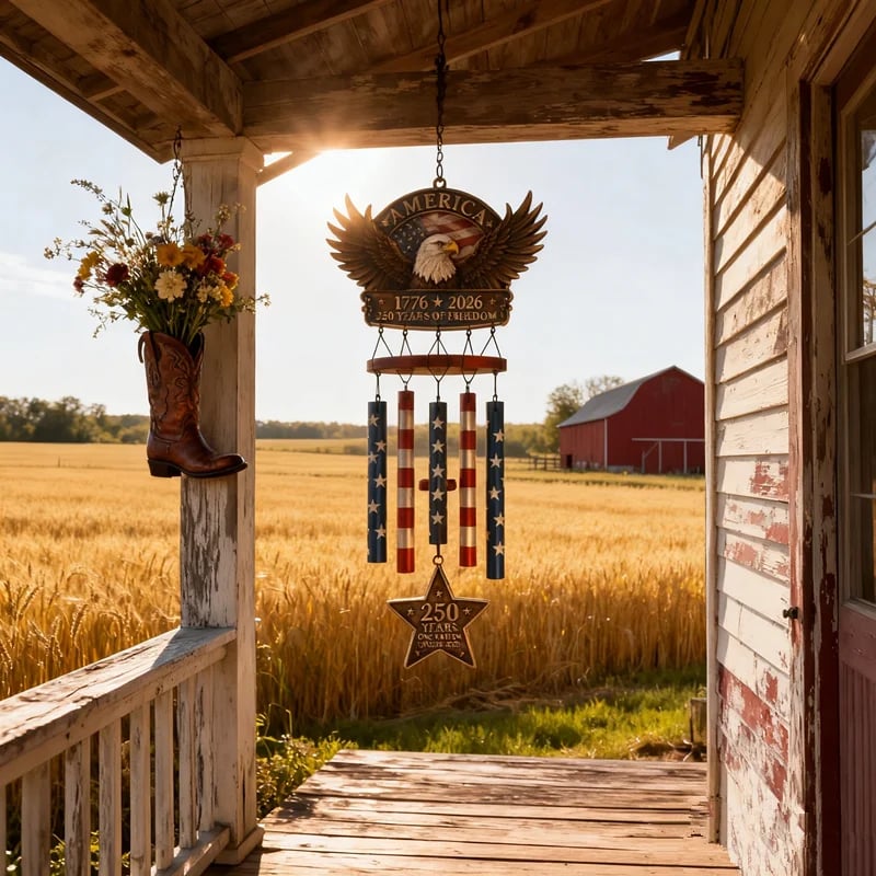 🔥Last Day 49% OFF -250 Years of FreedomTM Commemorate Wind Chime