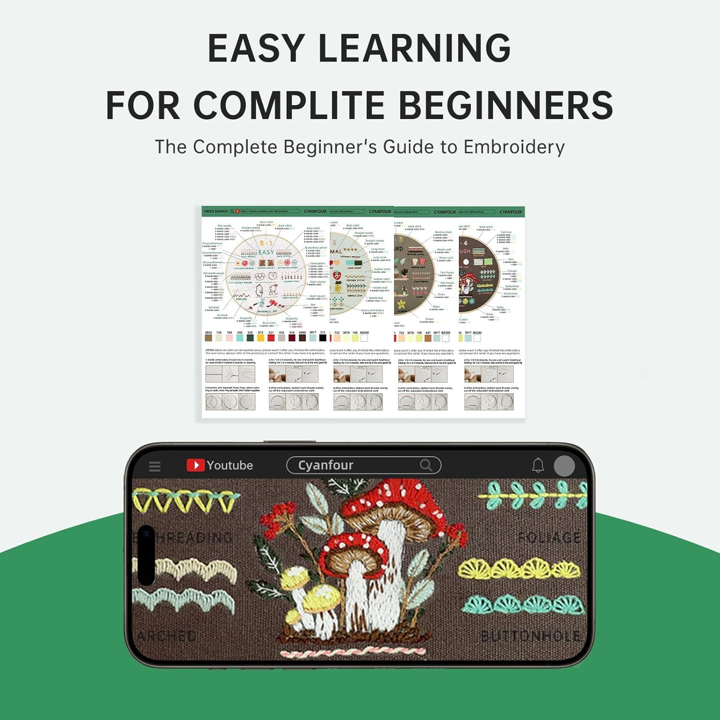 Shewater™ Zero-to-Master Embroidery Kit