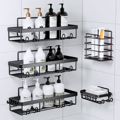 Instant Bathroom Storage — No Drills Needed