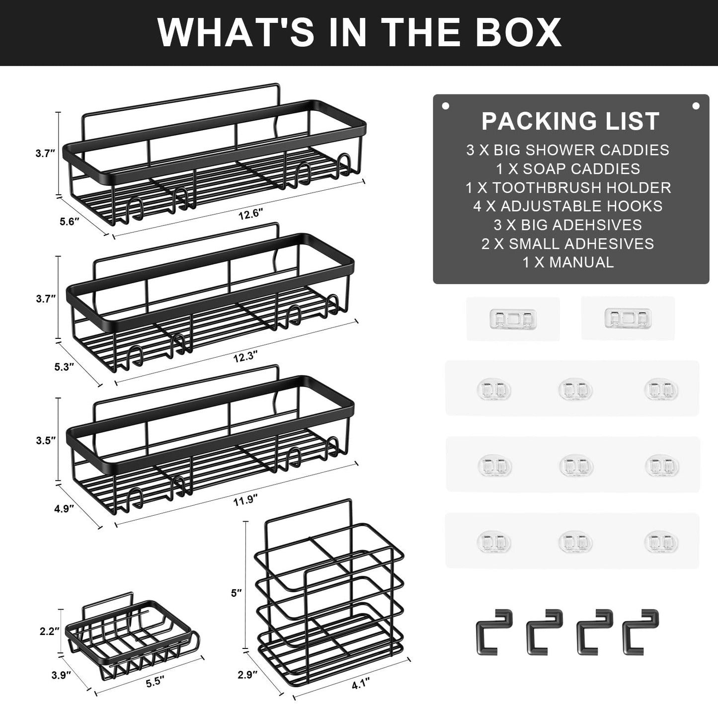 Instant Bathroom Storage — No Drills Needed