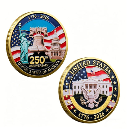 🔥LAST DAY 50% OFF✨9PCS USA 250th Anniversary Commemorative Coin Gift Set