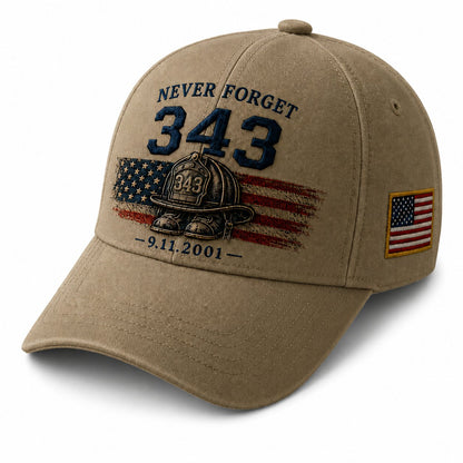 🔥Last Day 49% OFF🔥 - 🧢Never Forget 343 Memorial Cap 🎁