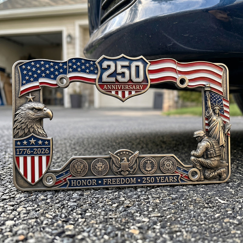 🗽LAST DAY 49% OFF-🦅250th Anniversary Commemorative License Plate Frame