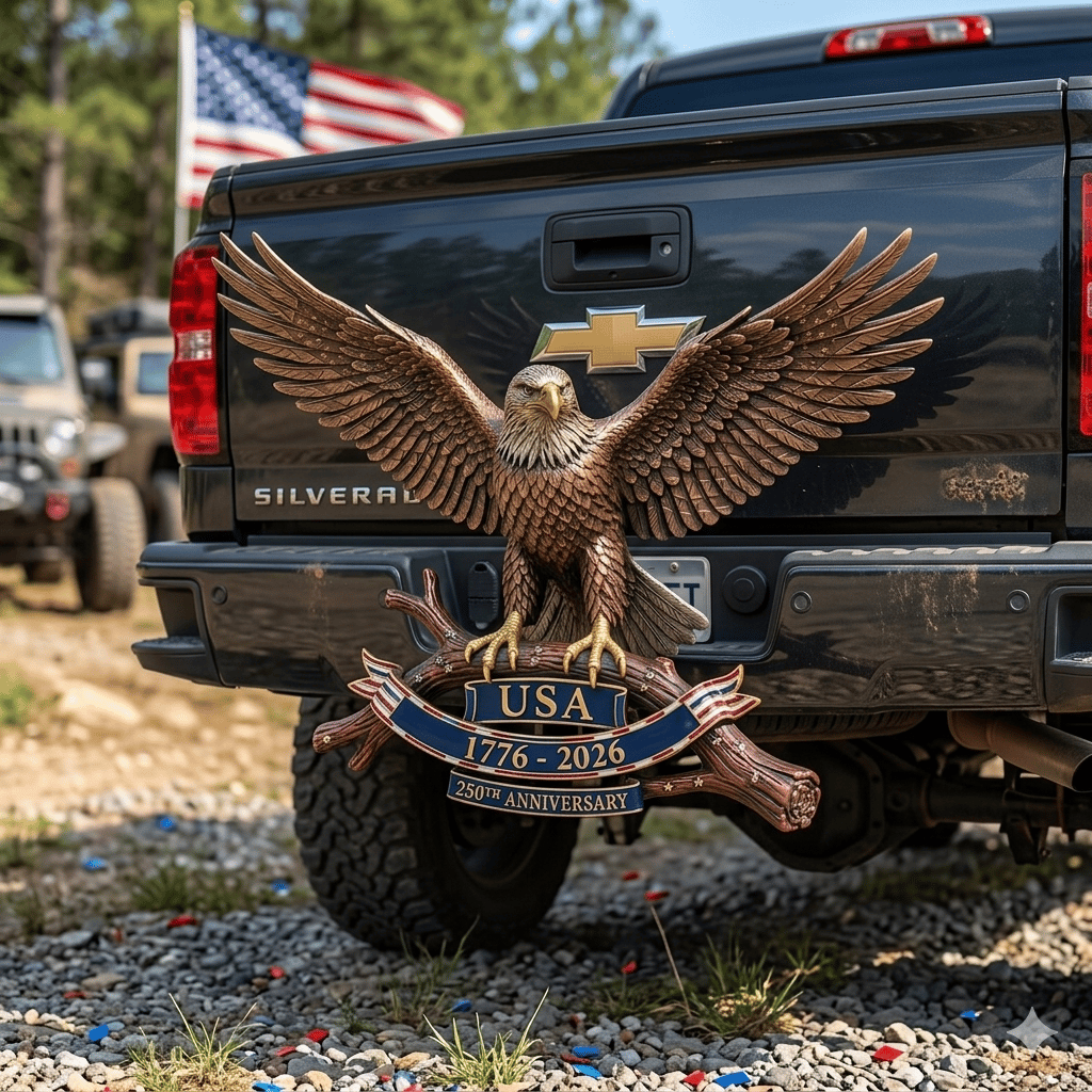⚡️Independence Day 50% OFF- 🦅 USA 250th Anniversary Eagle Trailer Hitch – A Legacy of Freedom on the Road