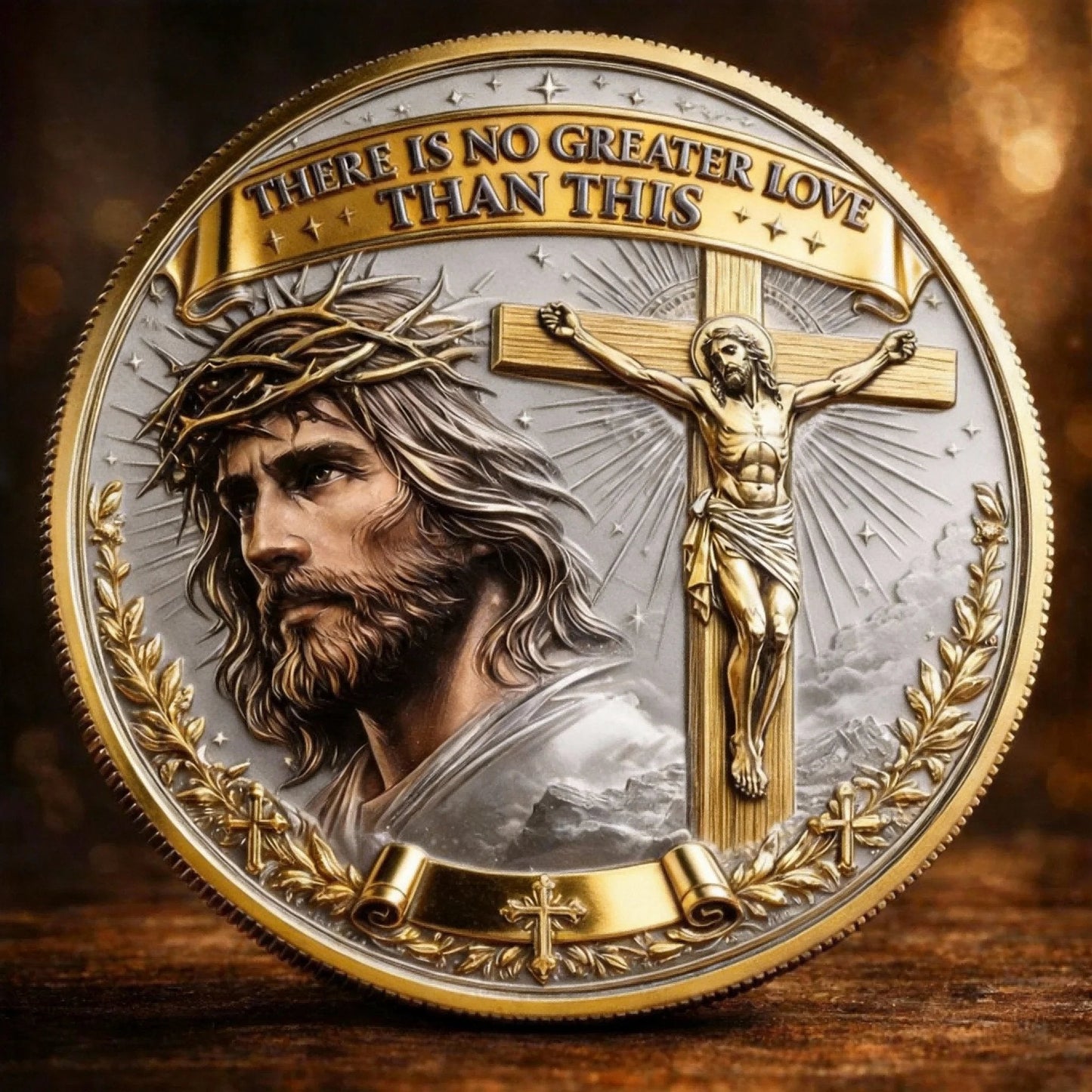 ✝️“No Greater Love” Resurrection Commemorative Coin