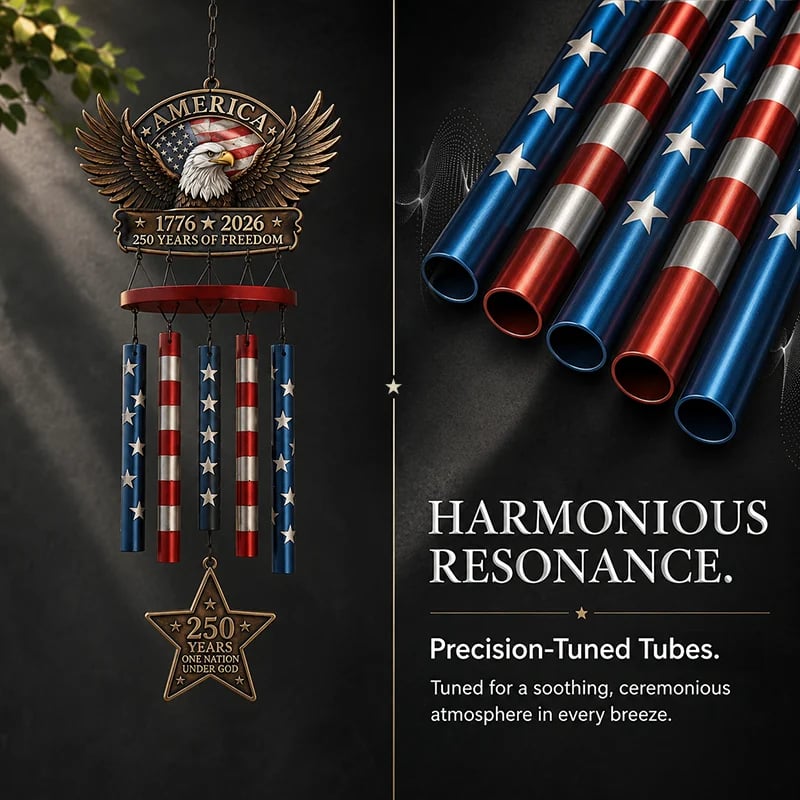 🔥Last Day 49% OFF -250 Years of FreedomTM Commemorate Wind Chime