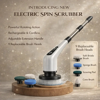 9-in-1 Cordless Power Scrubber System