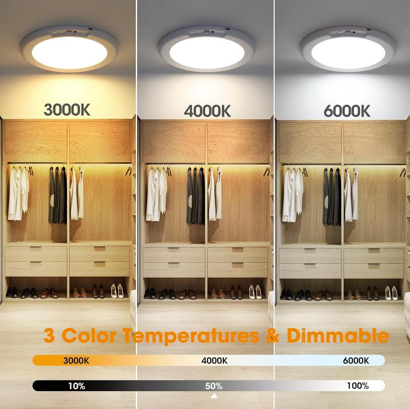 49% OFF This Week Promotions🎉🎉Rechargeable Motion Sensor Ceiling Light with Remote（🔥Buy 2 Free Shipping🔥）