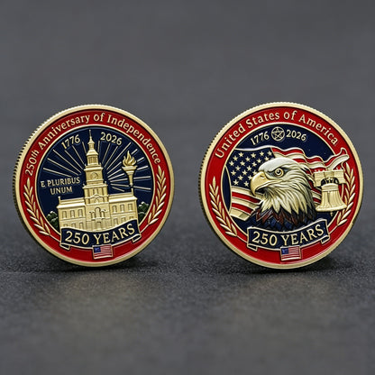 🔥LAST DAY 50% OFF✨9PCS USA 250th Anniversary Commemorative Coin Gift Set