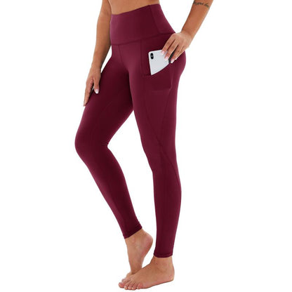 Women's High Waisted Tummy Control Leggings with Pockets