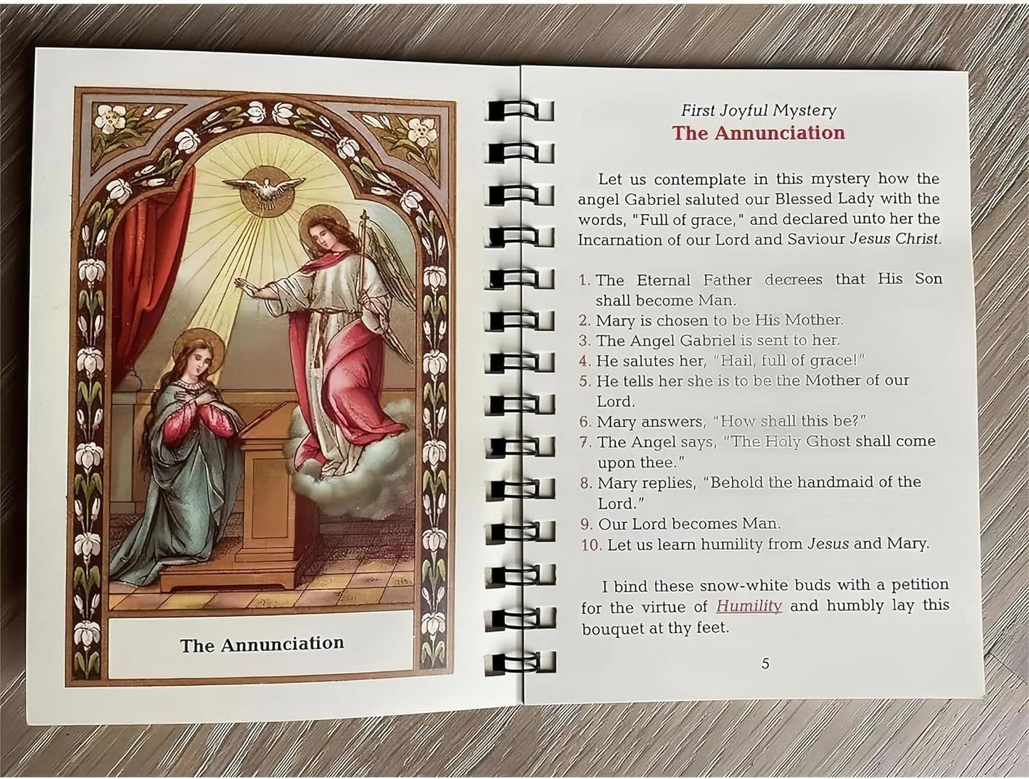 ✝️Pocket Size Rosary Meditation Book✝️The Rosary The Prayer That Saved My Life