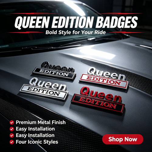 Queen Metal Emblem – When She Arrives, She Owns the Space