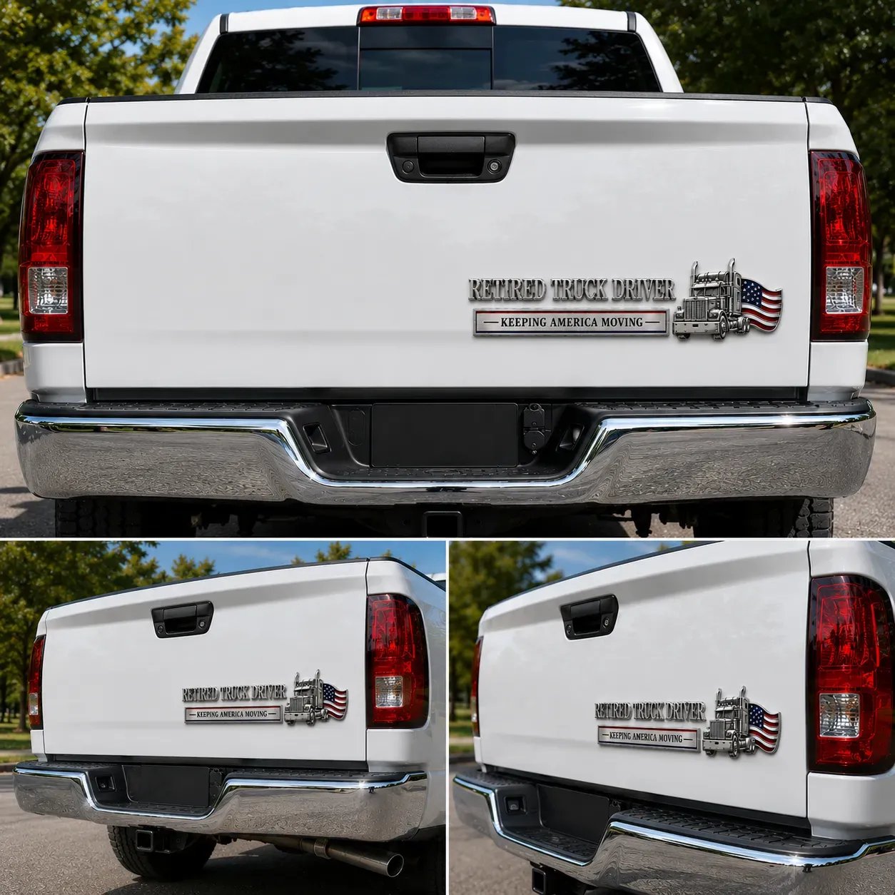 🔥Last Day 49% OFF- 🚚 Retired Truck Driver Car Emblem Badge