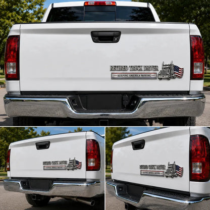 🔥Last Day 49% OFF- 🚚 Retired Truck Driver Car Emblem Badge