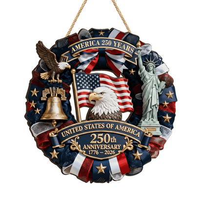 United States 250th Anniversary Commemorative Wooden Plaque 250th Anniversary Commemorative Gift