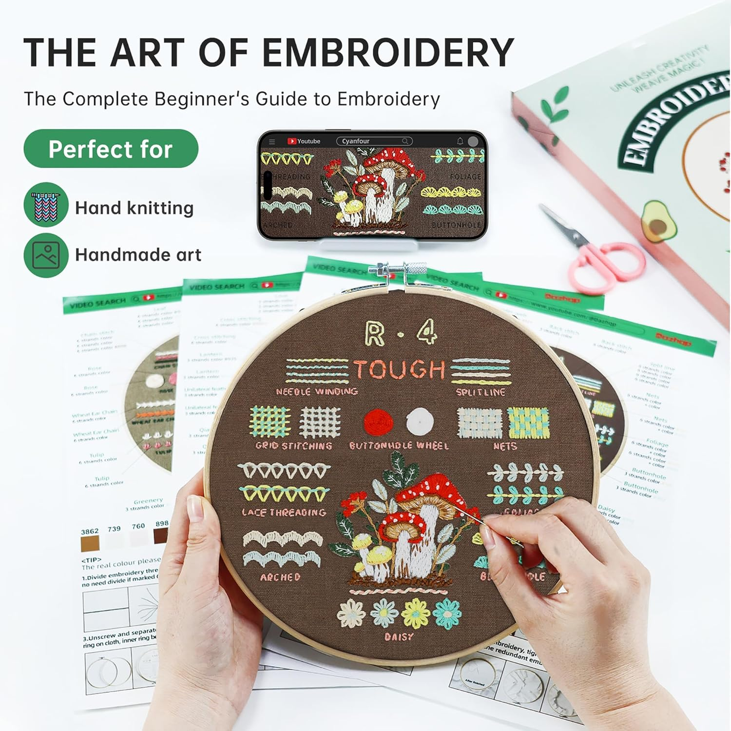 Shewater™ Zero-to-Master Embroidery Kit