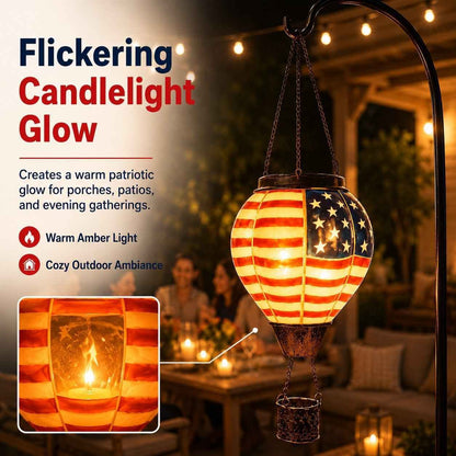 🎆 250th Anniversary Solar Hot Air Balloon Lantern | Patriotic Edition