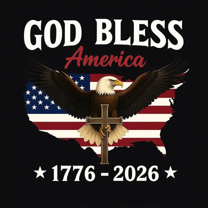 🦅 God Bless America: 2026 Semicentennial Sticker