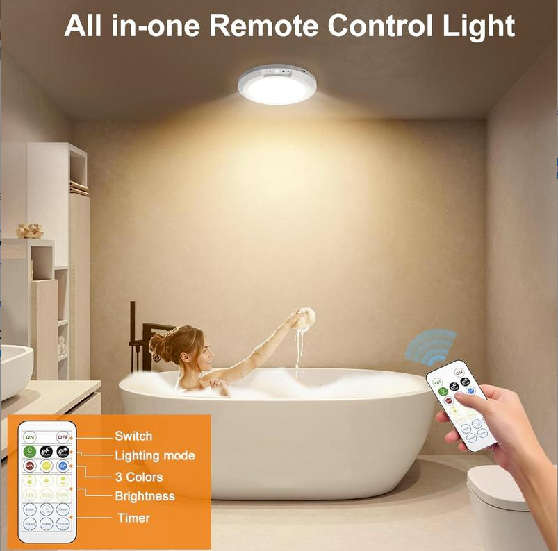 49% OFF This Week Promotions🎉🎉Rechargeable Motion Sensor Ceiling Light with Remote（🔥Buy 2 Free Shipping🔥）
