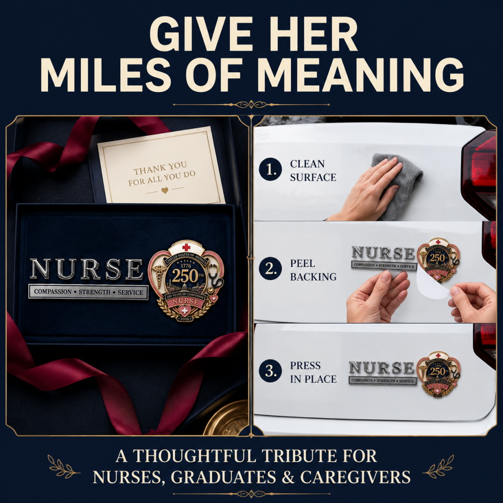 250th Anniversary Nurse Metal Emblem