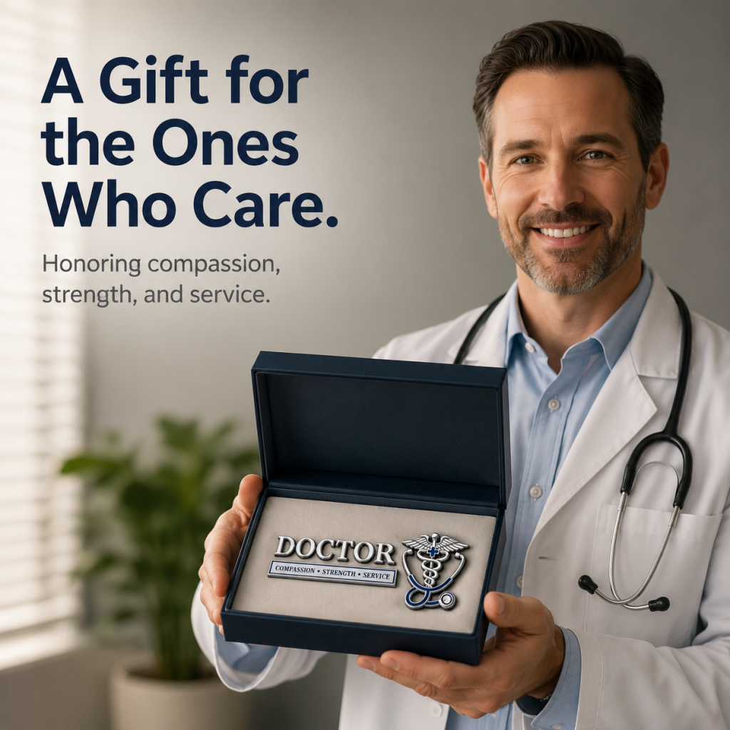 Doctor Compassion Strength Service Car Emblem Metal Badge