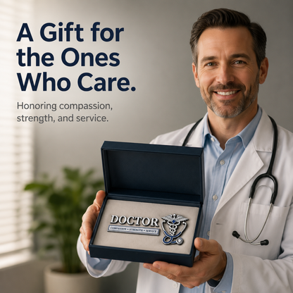 Doctor Compassion Strength Service Car Emblem Metal Badge