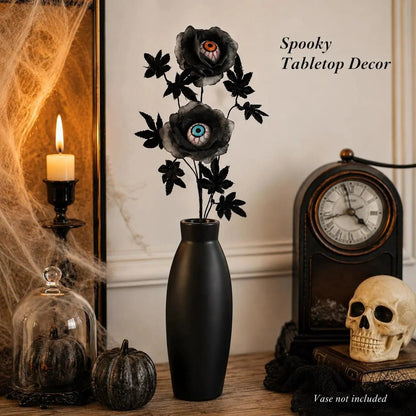 👁️✨ Dark Gothic Rose Decor – A Spooky Halloween Statement Piece for Your Home
