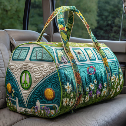 🔥LAST DAY 50% OFF-Hippie Van Quilted Duffle Bag✨