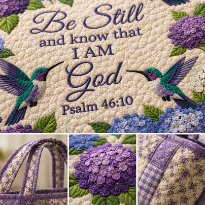 Hydrangea Hummingbird Faith Bag