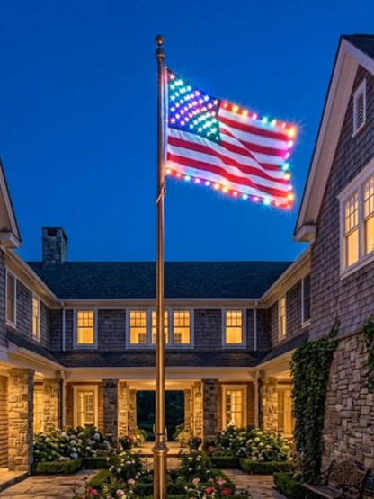 Last Day 49% OFF🔥 🦅 Illuminated 250th Anniversary USA Commemorative Flag - Premium LED Edition (3x5 Ft) -Bestseller