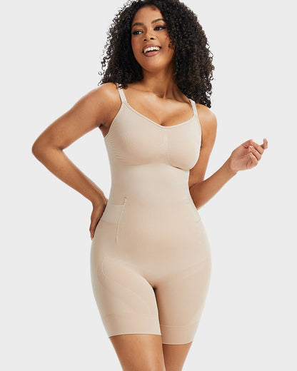 All-in-One Sculpting Bodysuit with Easy-Off Design