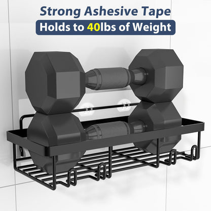 Instant Bathroom Storage — No Drills Needed