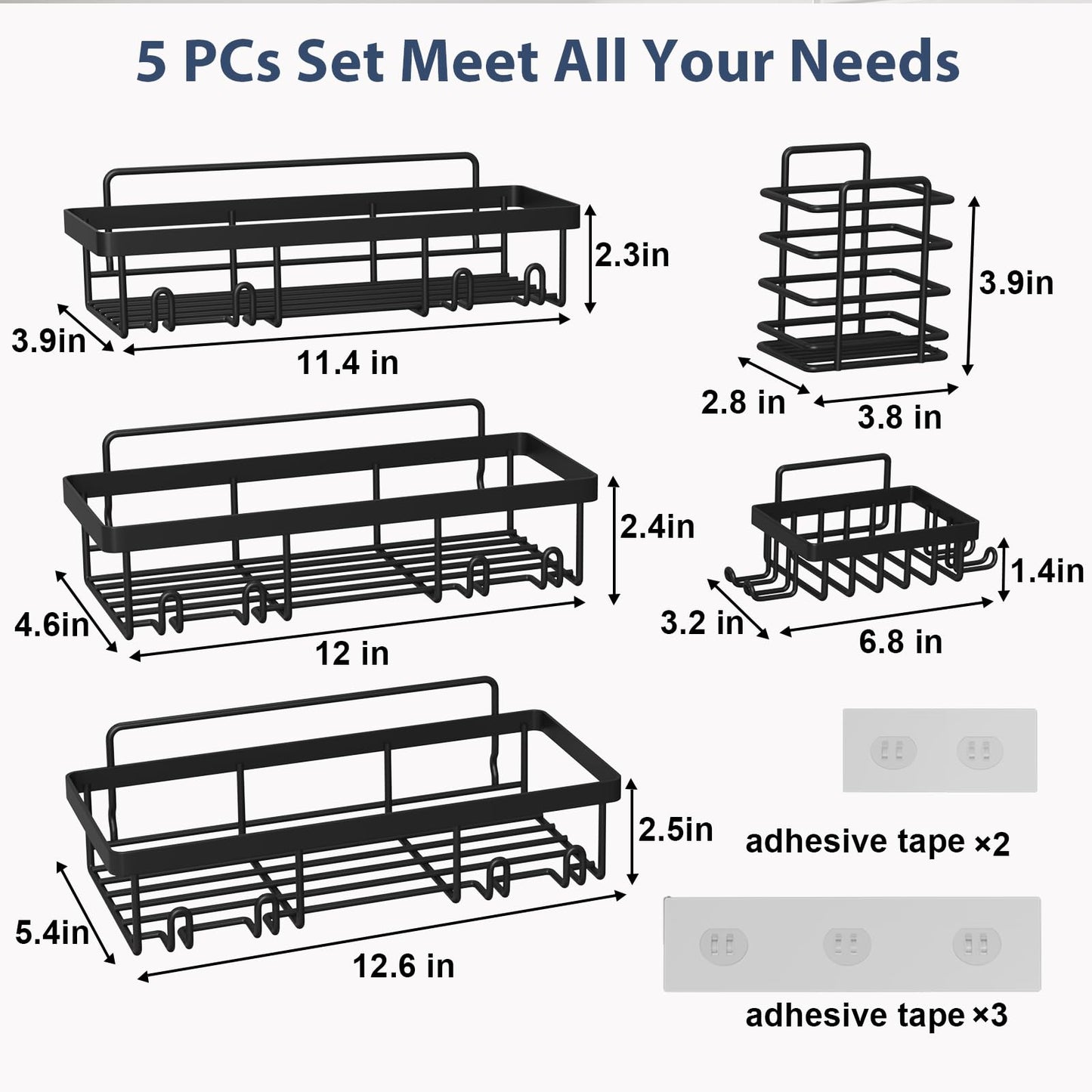 Instant Bathroom Storage — No Drills Needed