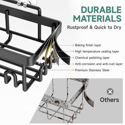 Instant Bathroom Storage — No Drills Needed