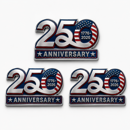 🎉2026 Hot Sale 65K+ 🎉 250th Anniversary Car Emblem