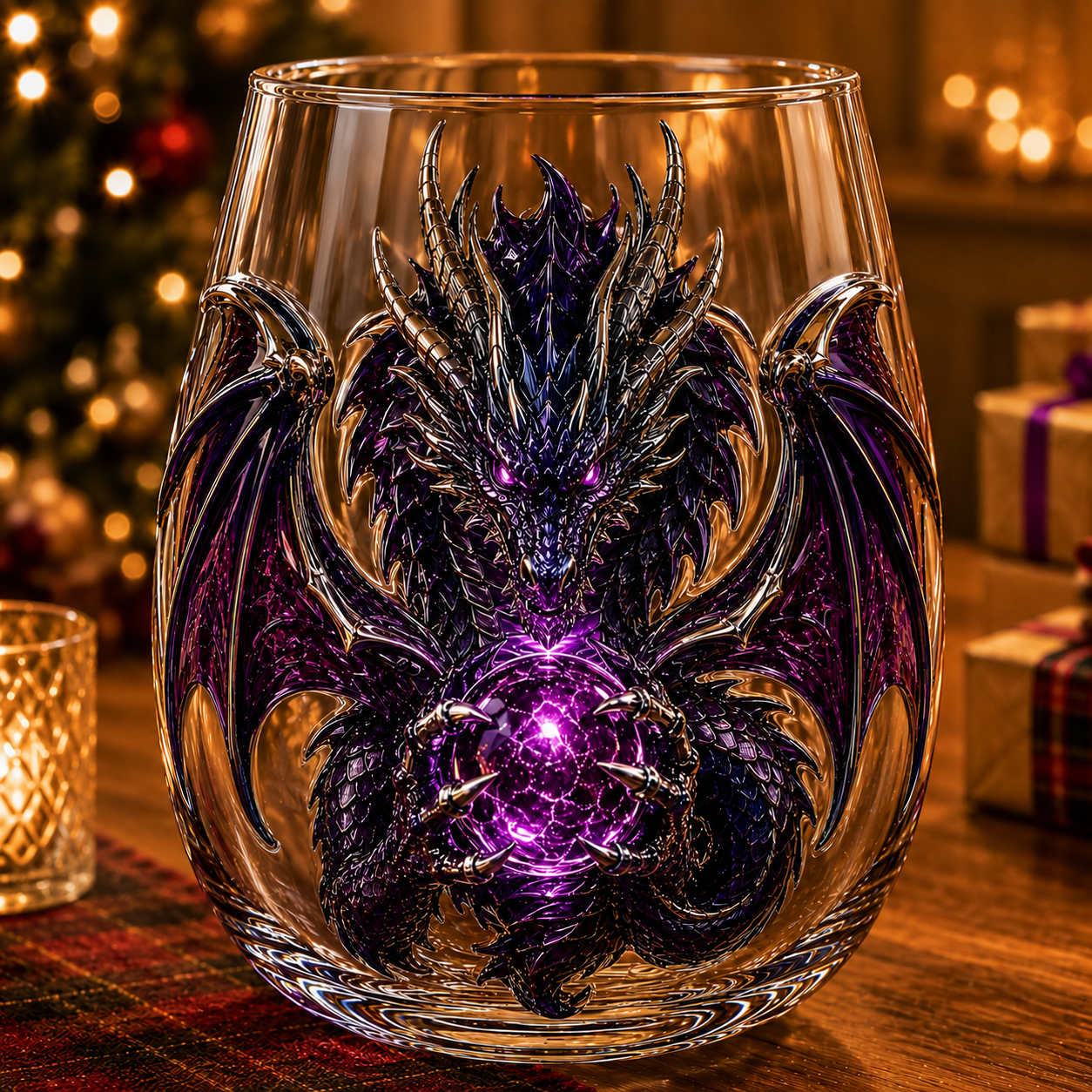 ✨🐉✨ 3D Mythic Dragon Glass Art Cup | Luxury Raised Fantasy Glassware for Whiskey, Home Bar Décor & Legendary Gifts 🎁