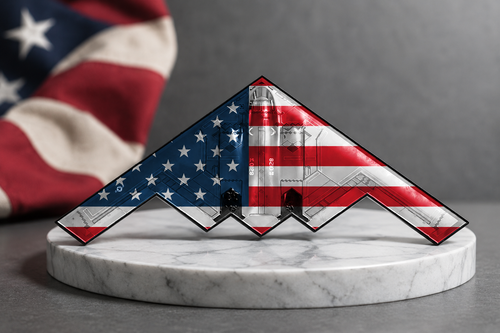 🔥Last Day 66% Off - Spirit of ’76 B-2 Stealth Bomber Challenge Coin – 250th Anniversary Patriotic Collectible