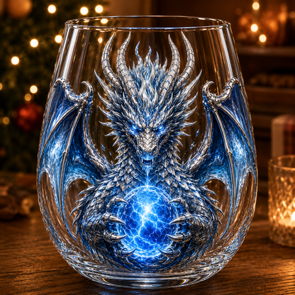 ✨🐉✨ 3D Mythic Dragon Glass Art Cup | Luxury Raised Fantasy Glassware for Whiskey, Home Bar Décor & Legendary Gifts 🎁