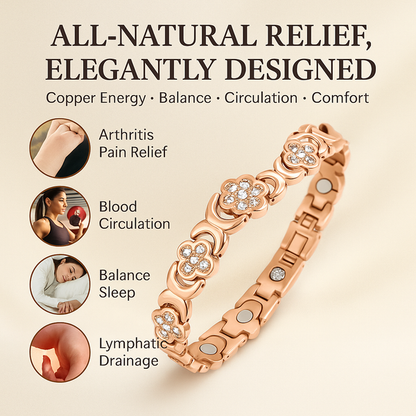 shewater Adjustable Healing Magnetic Bracelet for Women